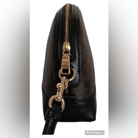 COACH AUTHENTIC SIGNATURE MONOGRAM DOME CROSSBODY W/MATCHING WRISTLET NWT - Picture 7 of 16